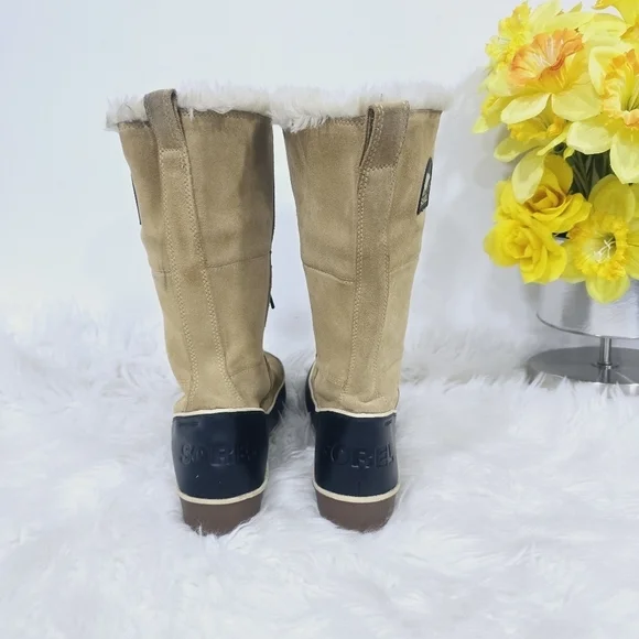 Sorel Women's TIVOLI II US10 Chestnut Suede Lined Faux Fur Winter Snow B… - Picture 6 of 17